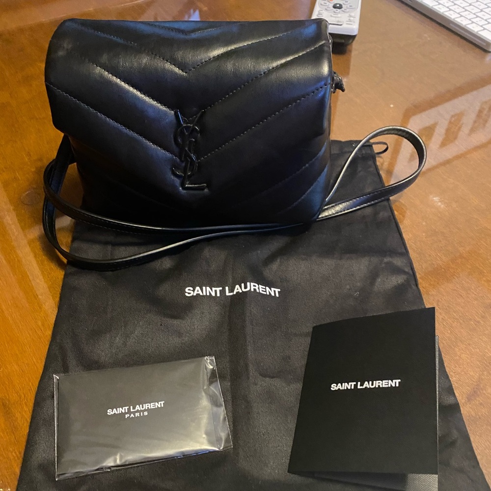 YSL Toy LouLou black on black